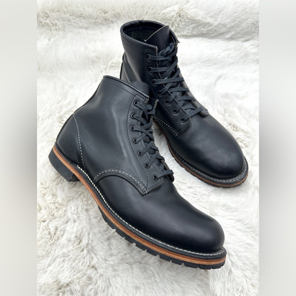 Red Wing 9014 Beckman Black Featherstone‎ Mens Boots Black leather ankle 10 D